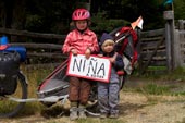 Mit Kindern und Fahrrad auif der Carretera Austral-Radreise mit Kindern durch Patagonien-Argentinien und Chile-Axel Bauer, Wibke Raßbach Smilla und Selma